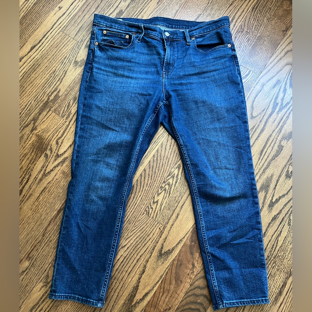 GAP Vintage Slim High Rise Medium Indigo Wash